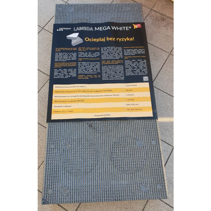 Swisspor styropian grafitowy Lambda Mega White Fasada 031