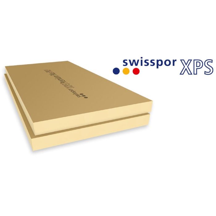 Swisspor XPS 300 SF / grubość 5cm / λ 0,033 / płyta gładka / krawędzie frezowane