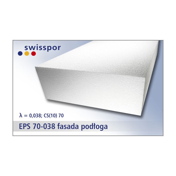 Swisspor styropian biały EPS 70 - 038 fasada/podłoga
