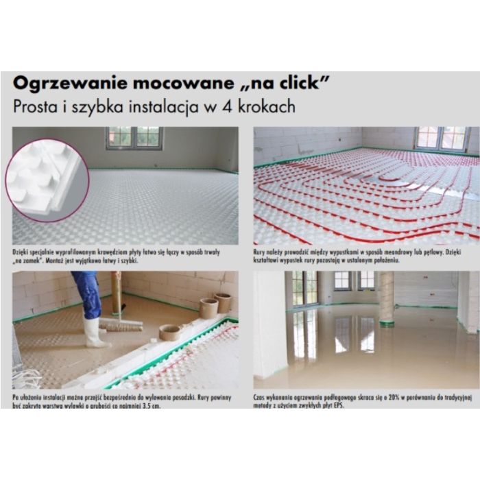 Knauf Floor styropian do ogrzewania podłogowego EPS200 033