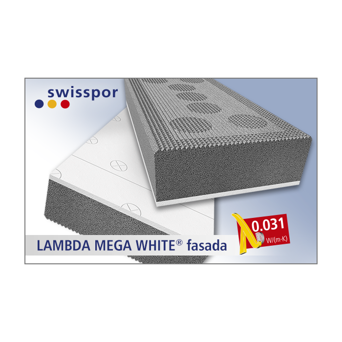 Swisspor styropian grafitowy Lambda Mega White Fasada 031