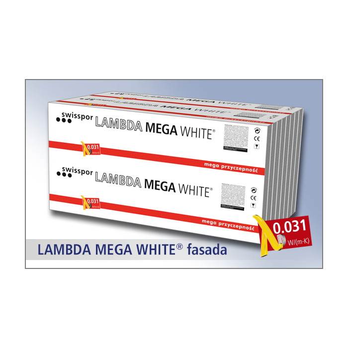 Swisspor styropian grafitowy Lambda Mega White Fasada 031