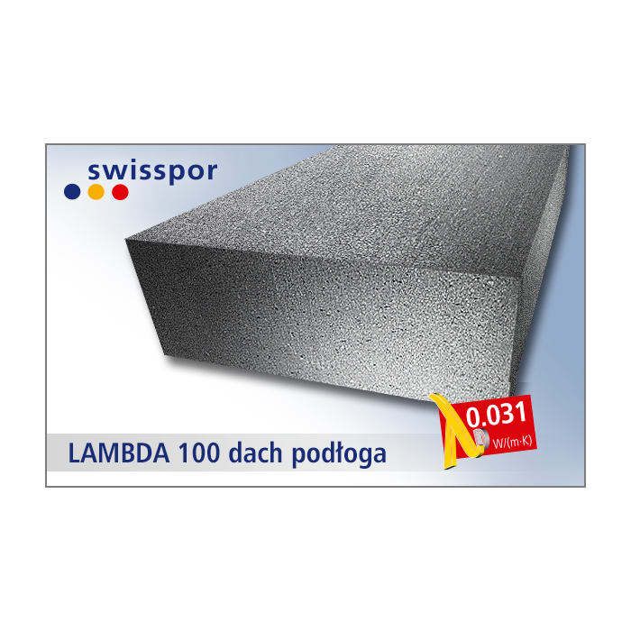 Swisspor styropian grafitowy Lambda 100 Podłoga 031 - EPS 100 3,0t / m2