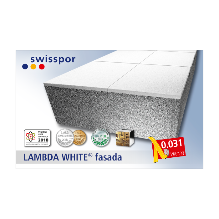 Swisspor styropian grafitowy Lambda White Fasada 031