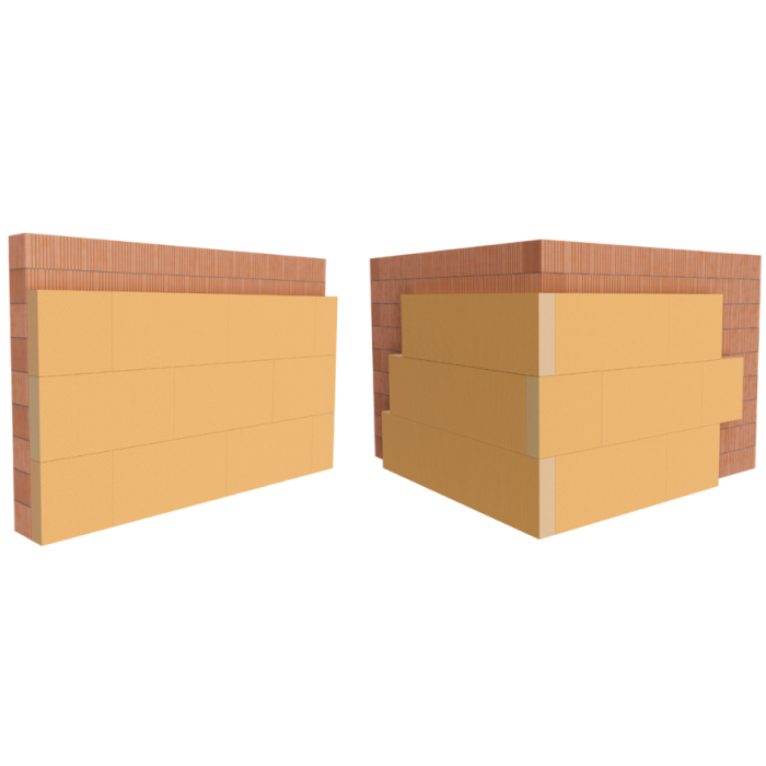 Swisspor XPS 300 GE / grubość 8cm / λ 0,035 / płyta waflowana / krawędzie proste