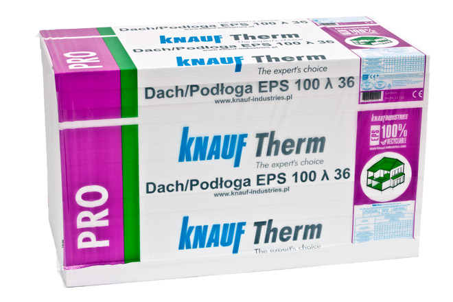 Knauf Therm Pro Dach/Podłoga EPS 100 λ 036 grubość 2cm