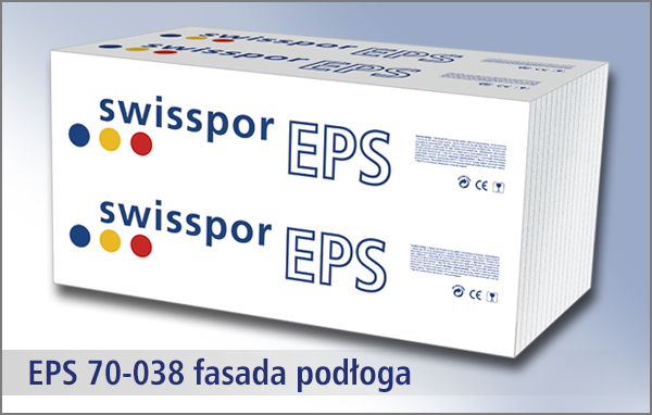 Swisspor styropian biały EPS 70 - 038 fasada/podłoga grubość 30cm