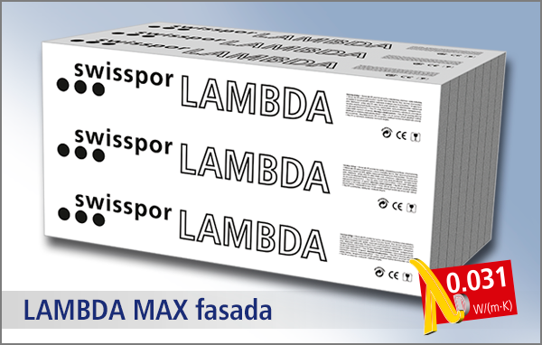 Swisspor styropian grafitowy Lambda Max Fasada 031 grubość 3cm