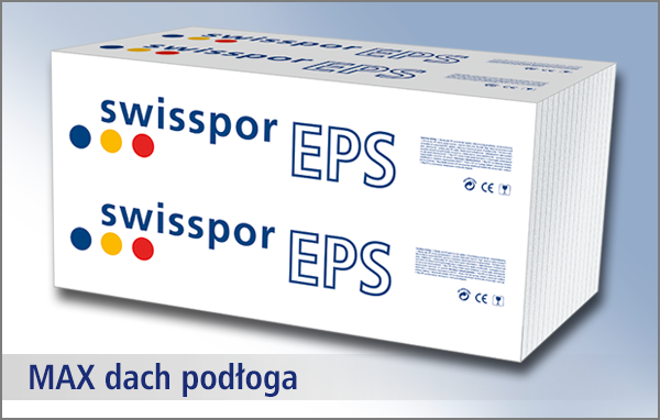 Swisspor styropian biały Max Dach/Podłoga 038 - EPS 80 2,4t / m2 grubość 1cm